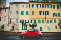 italian house and car