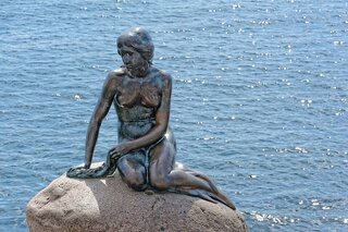 copenhagen, mermaid , sculpture