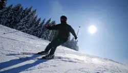 skiing