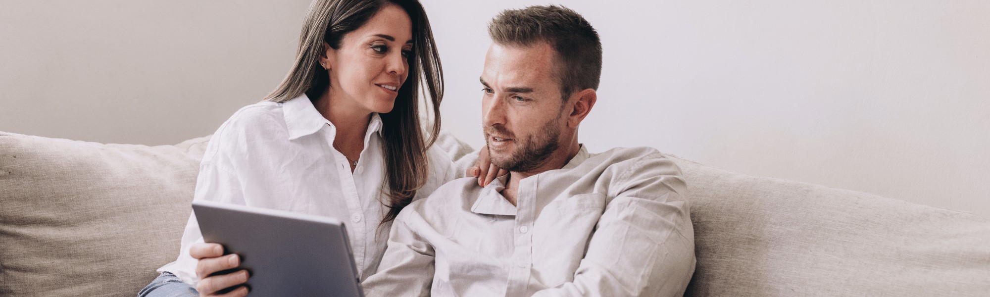 couple considering which offers are available through moneymaxim